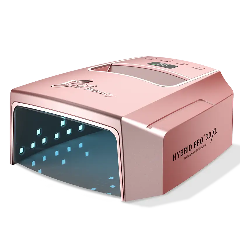 Igel- HYBRID PRO 3.0 XL Wireless Rechargeable UV/LED Lamp Rose Gold
