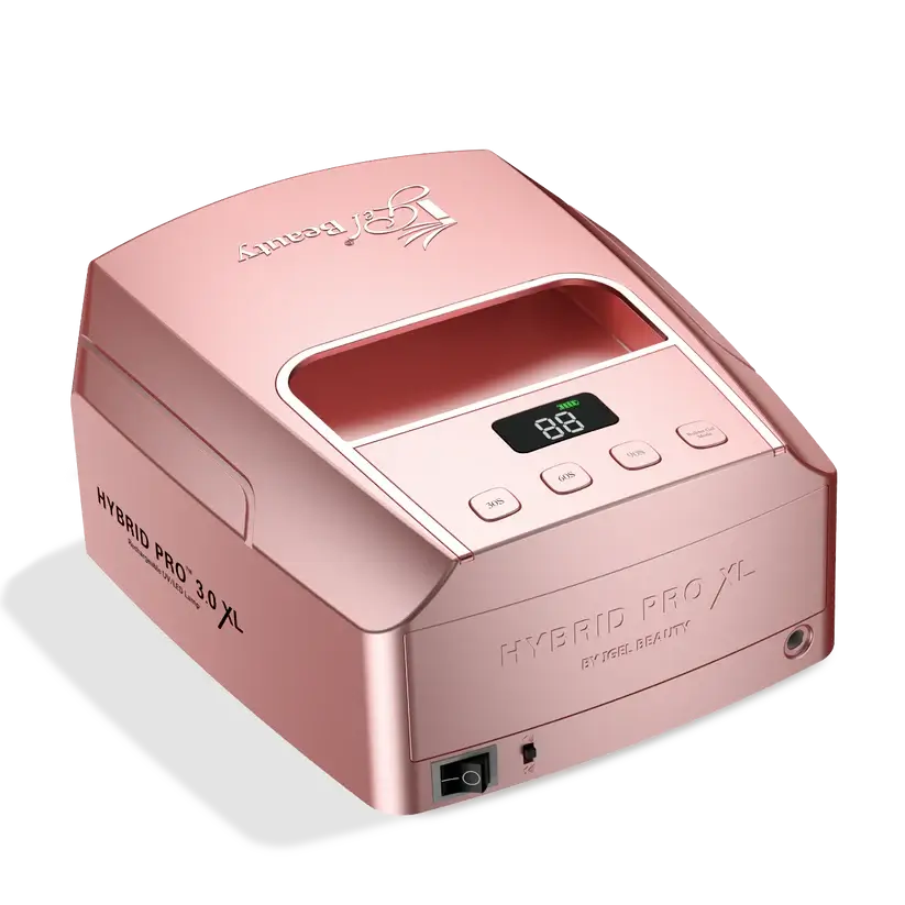 Igel- HYBRID PRO 3.0 XL Wireless Rechargeable UV/LED Lamp Rose Gold