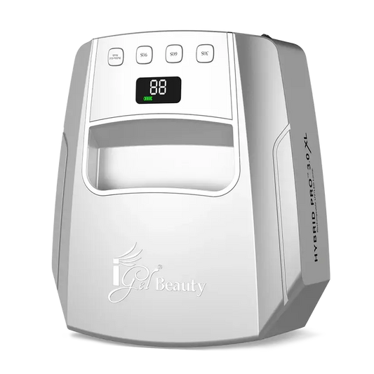 Igel- HYBRID PRO 3.0 XL Wireless Rechargeable UV/LED Lamp Silver