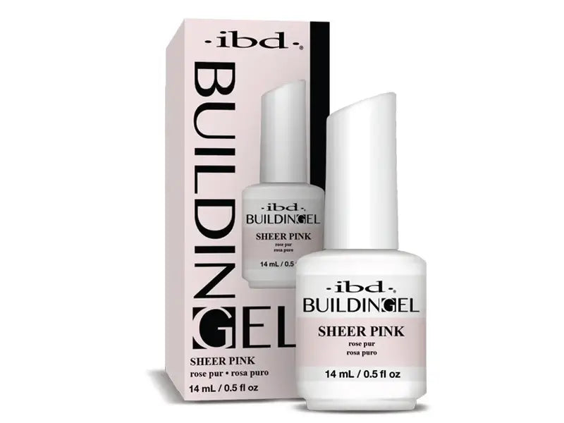 ibd Building Gel Sheer Pink 14 mL / 0.5 oz #62495 - Premier Nail Supply