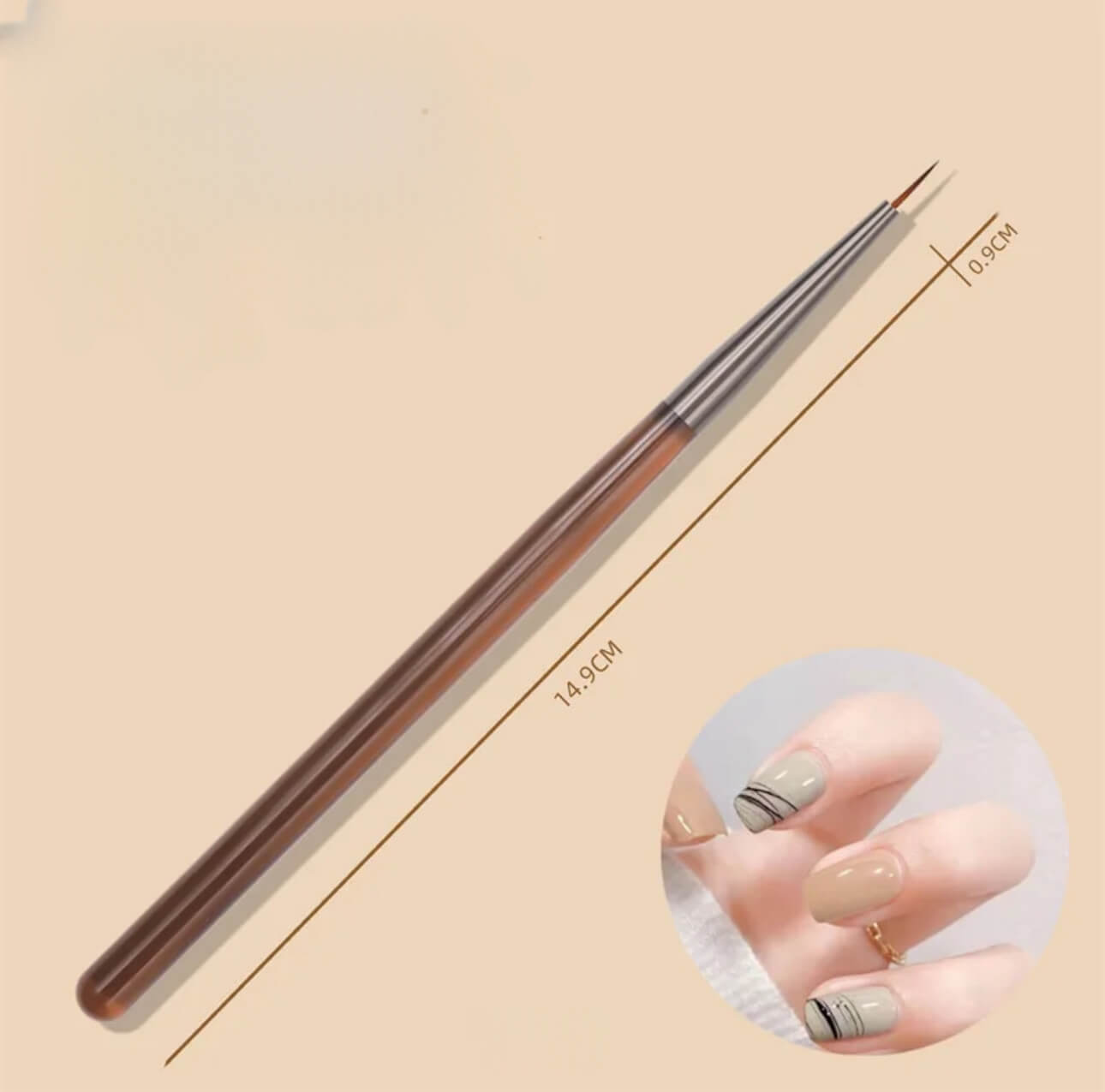Nail Art Detail Liner Brush #8828 - Premier Nail Supply