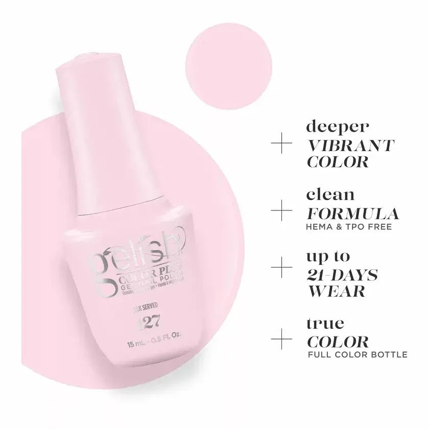 Gelish Color Plus Gelcolor - 127 Silk Served 0.5 oz - #1510127 Gelish