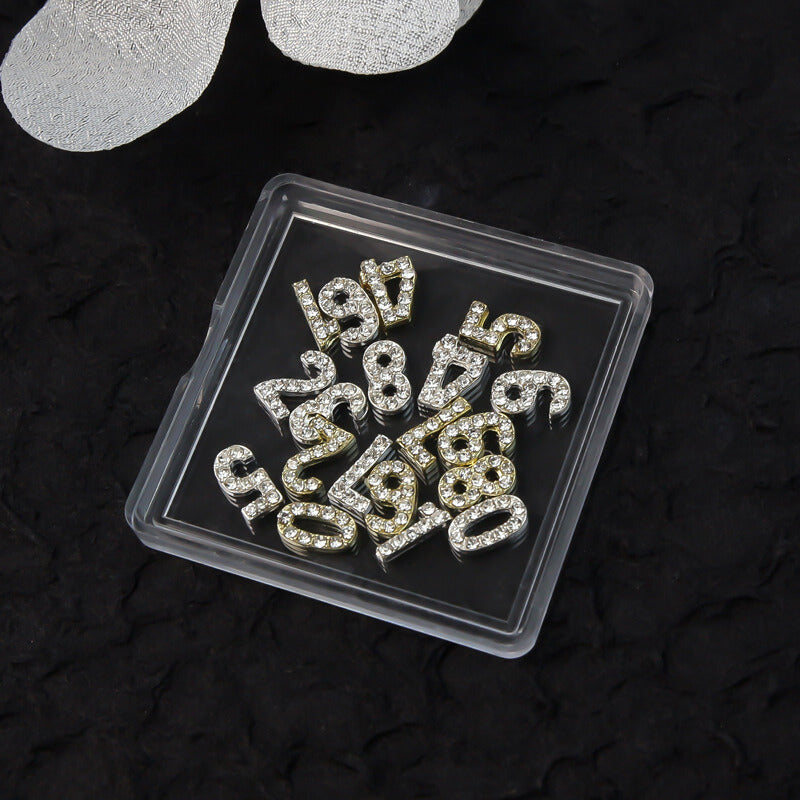 Nail Charm Gold Number #0538 - Premier Nail Supply