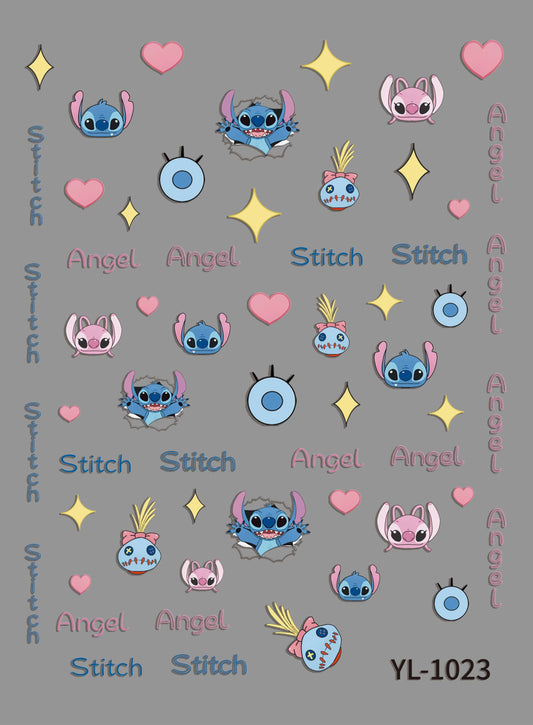 Nail Sticker Stitch Angel #YL1023