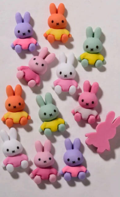 3D Resin Nail Charm Rabbit 12pcs/bag - Premier Nail Supply