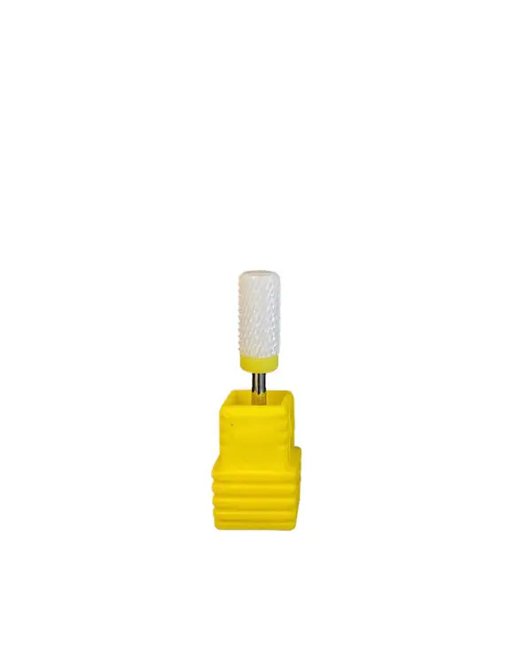 Drill Bit Ceramic White Large Barrel - Coarse - Premier Nail Supply