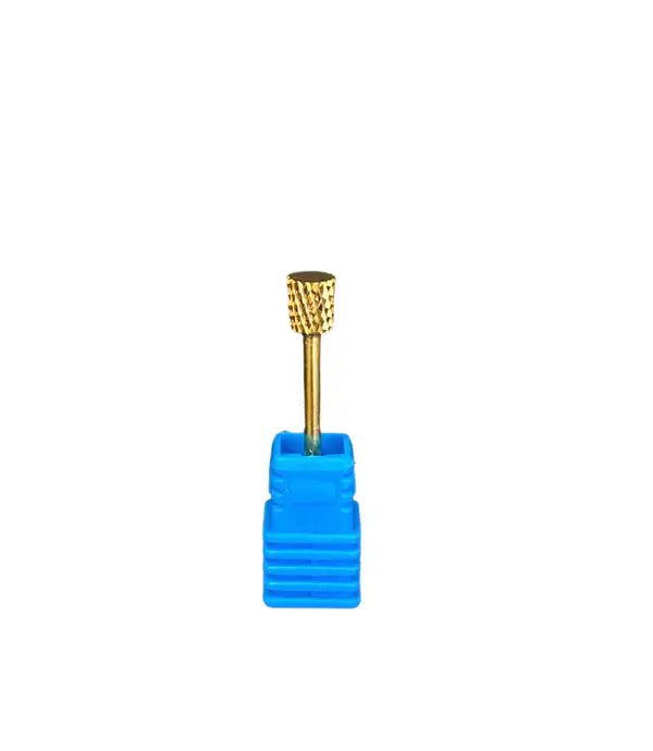Drill Bit 3/32 Inverted Blackfill - Medium Gold - Premier Nail Supply
