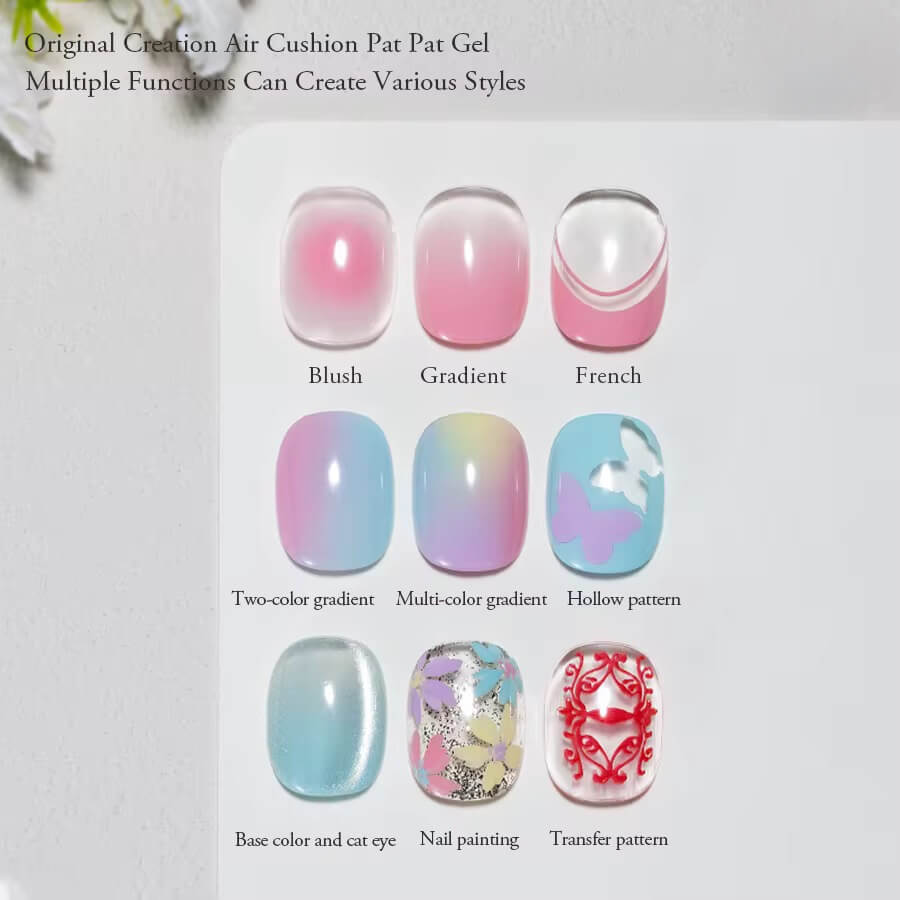 Nail Art Pat Pat Gel 24 Colors/Set