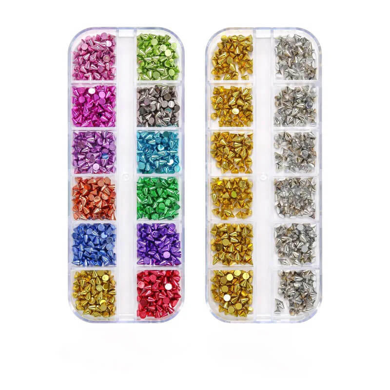 Nail Charm Metal Punk Cone 12Grits - Premier Nail Supply