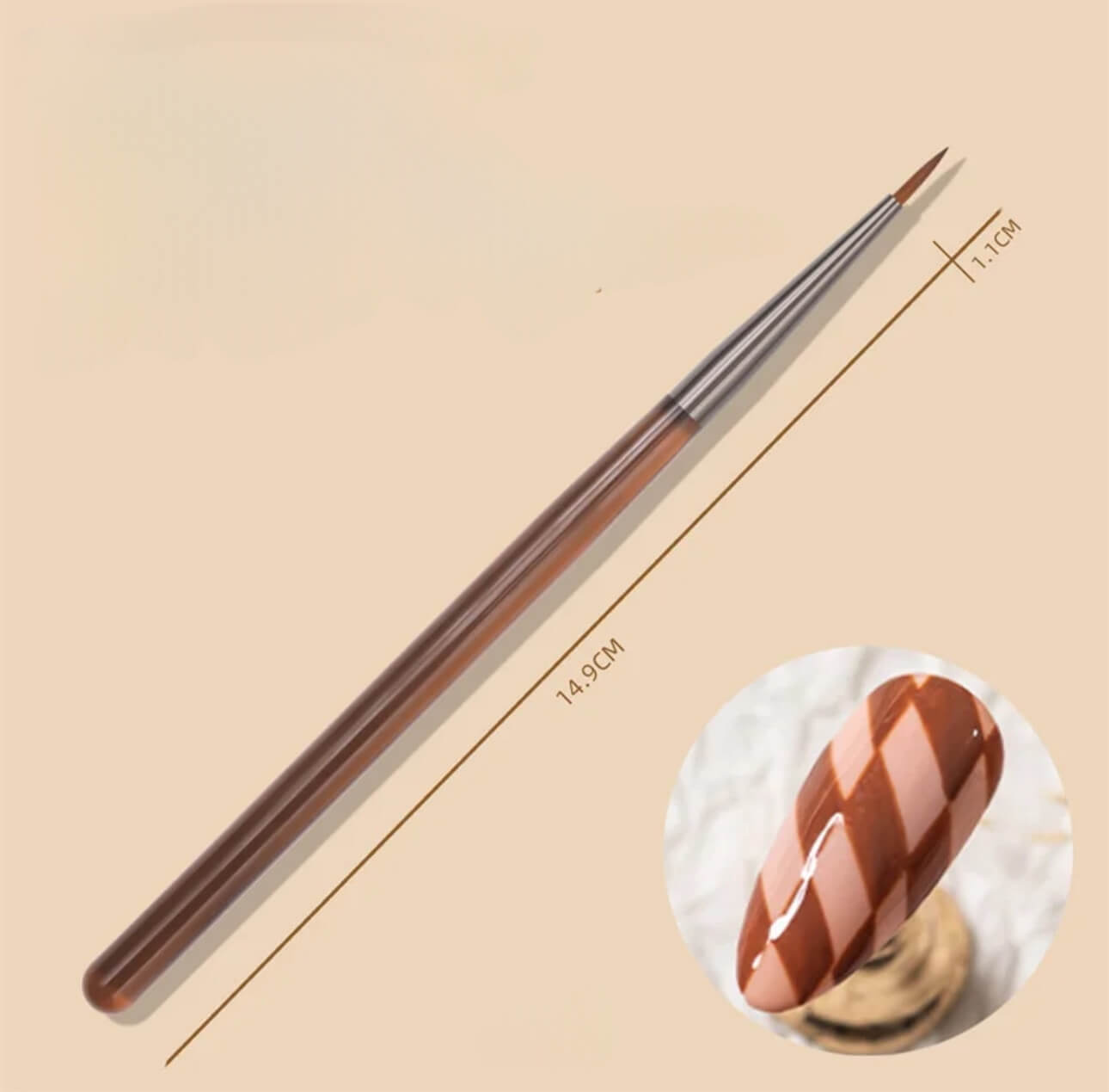 Nail Art Pointing Brush #8386 - Premier Nail Supply