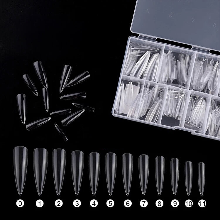 Sofi-Art Extension - Stiletto XL Clear 240pcs/size0-11 - #4856