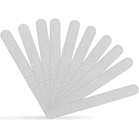 Regular Zebra Nail Files 7" - Grit 80/80 (50Pcs/Pk) - Premier Nail Supply