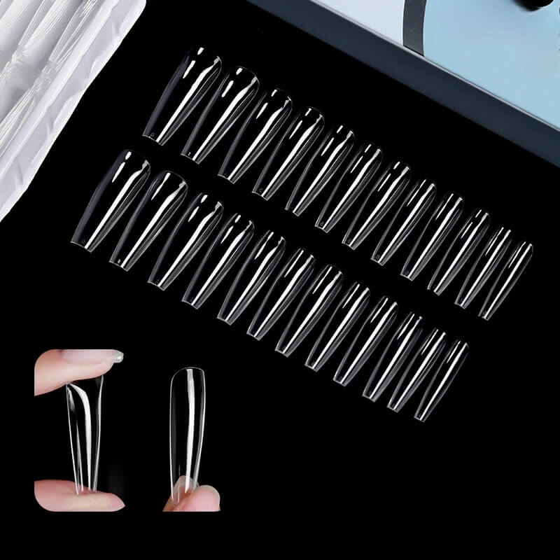 Sofi-Art Gel Tip- Coffin XL Clear 240pcs/size0-11