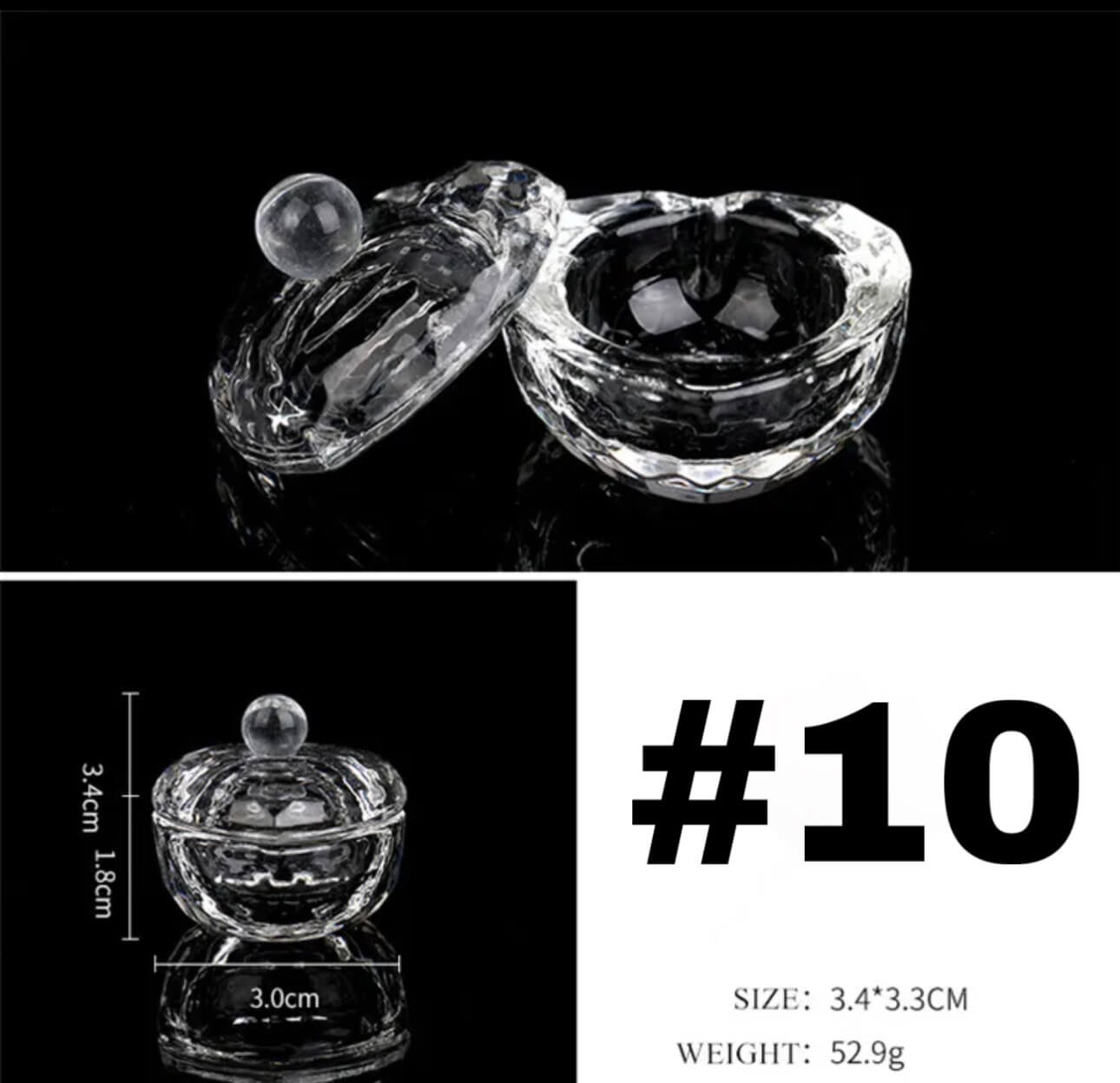 Crytal Nail Liquid Glass Cup/Acrylic Powder - Premier Nail Supply