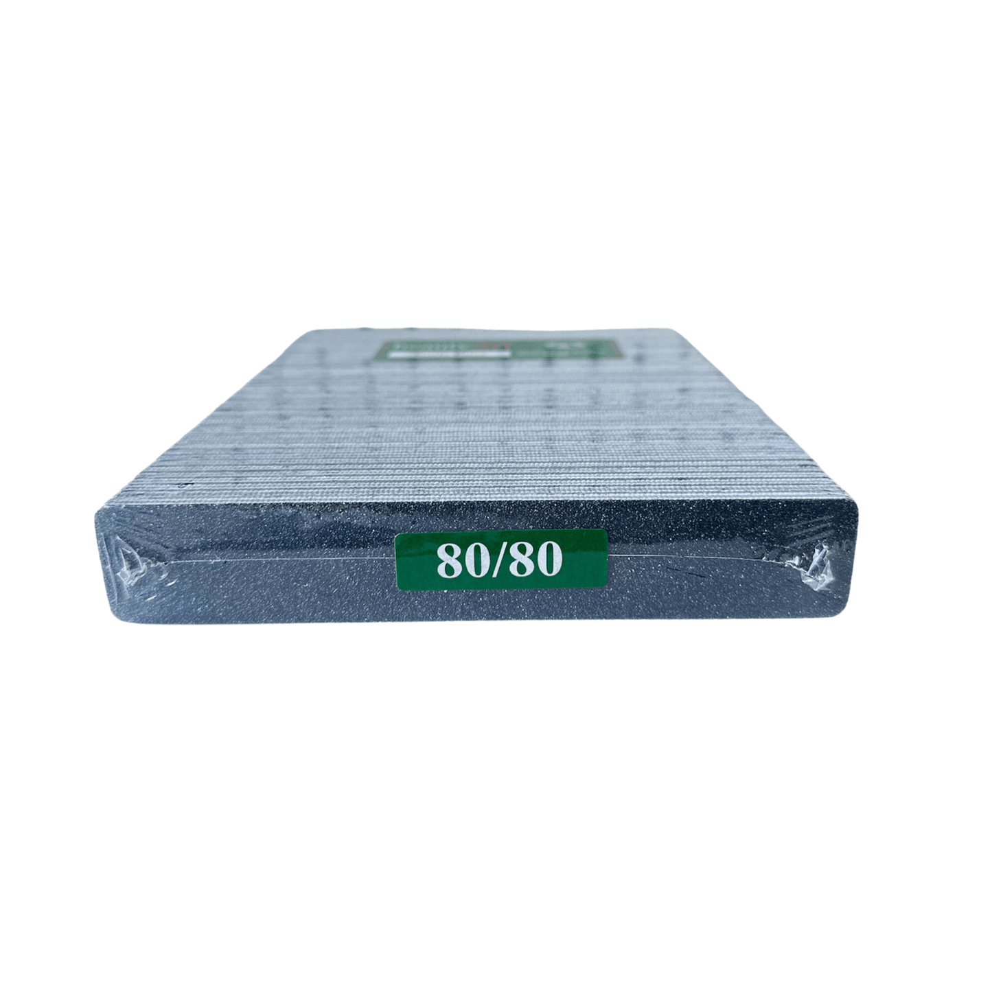 B20 - Nail File Square Jumbo Black Grit 80/80 (50 pcs/pk) - Premier Nail Supply