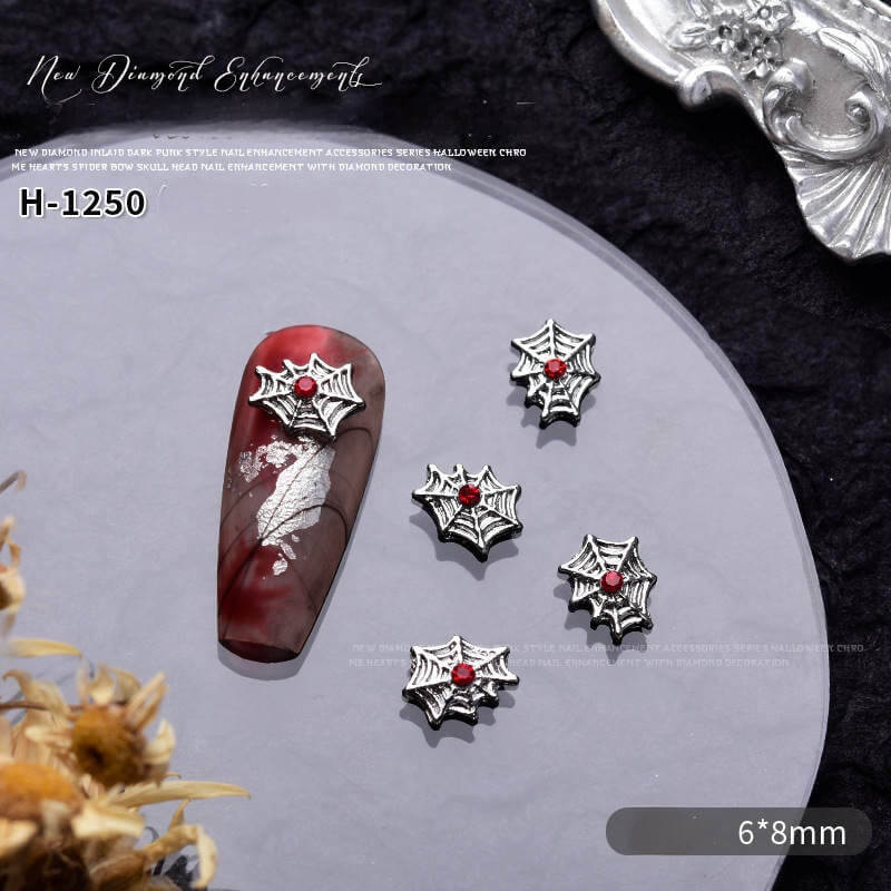 Nail Charm Halloween Spider Web 10pcs/Bag - Premier Nail Supply