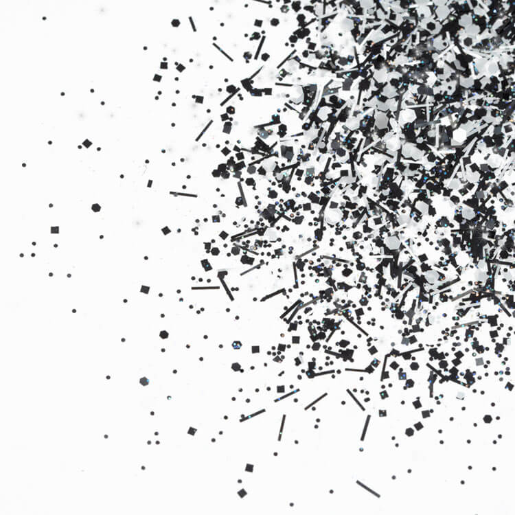 Lechat Black & White Glitter - Premier Nail Supply