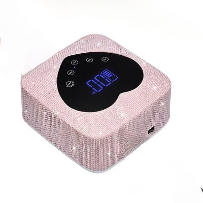 Nail UV.LED Professional Lamp Rechargeable Cordless Pink Pearl #X20