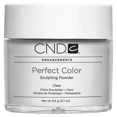 CND Perfect Color Sculpting Powder Clear 3.7 oz - Premier Nail Supply