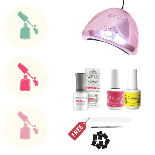 Customs Manicure & Pedicure Gelixir Gel Polish Kit - Premier Nail Supply