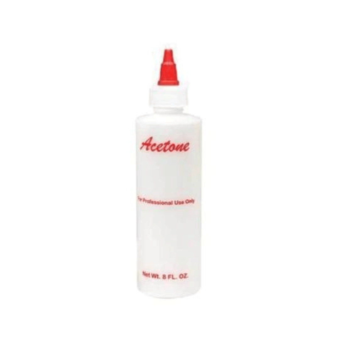 Empty Acetone Bottle 8 oz - Premier Nail Supply