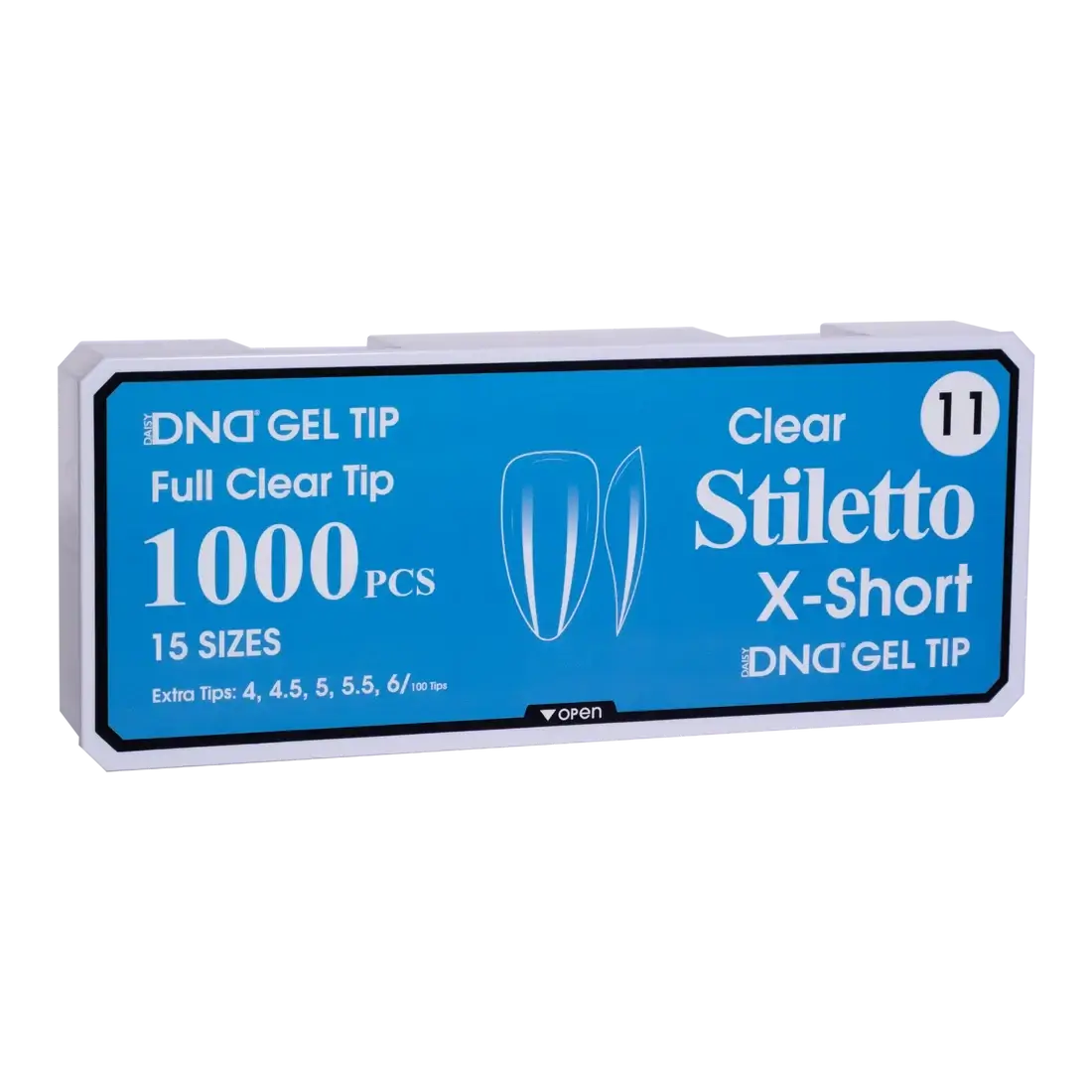 DND Soft Gel Tips - Stiletto X-Short #11