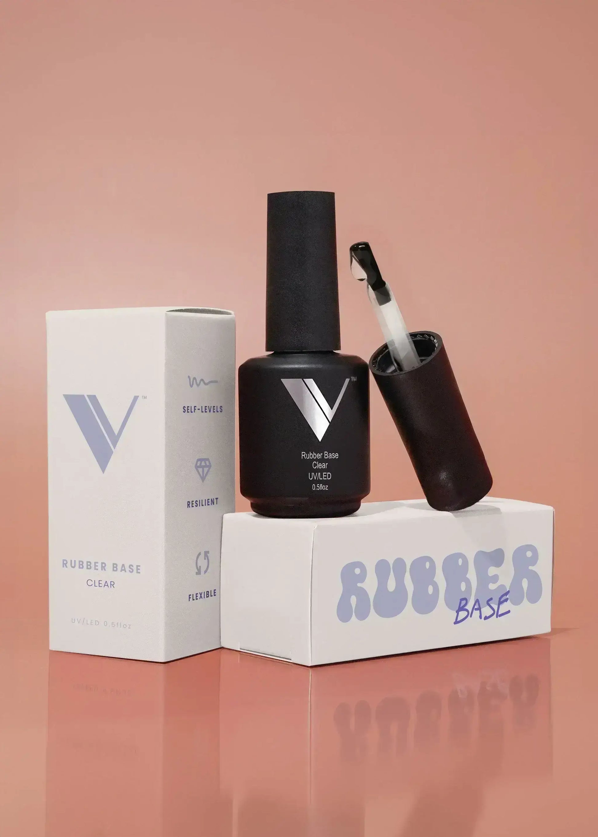 VALENTINO RUBBER BASE - CLEAR - Premier Nail Supply