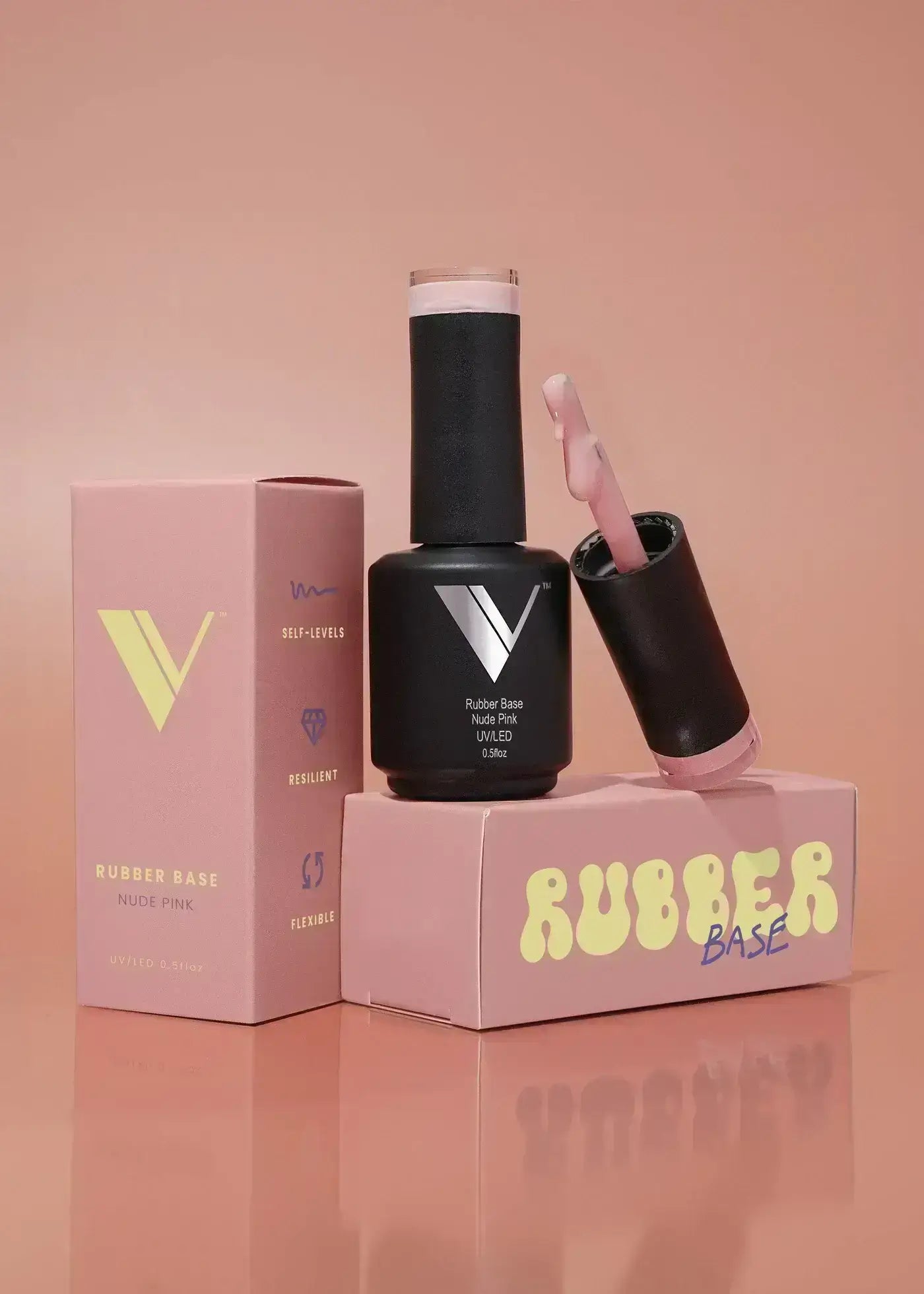 VALENTINO RUBBER BASE - NUDE PINK - Premier Nail Supply