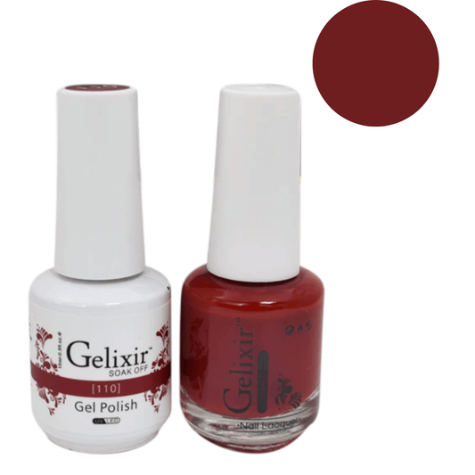 Gelixir Gel Polish & Nail Lacquer Duo - #110 - Premier Nail Supply 