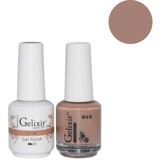 Gelixir Gel Polish & Nail Lacquer Duo - #114 - Premier Nail Supply