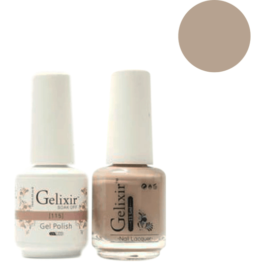 Gelixir Gel Polish & Nail Lacquer Duo - #115 - Premier Nail Supply