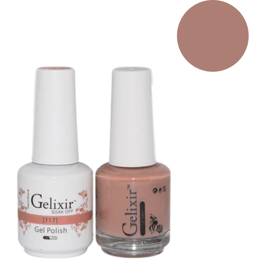 Gelixir Gel Polish & Nail Lacquer Duo - #117 - Premier Nail Supply