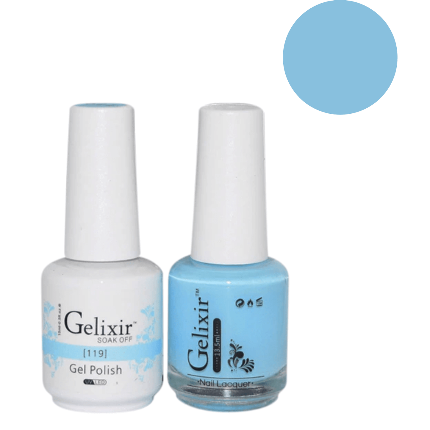 Gelixir Gel Polish & Nail Lacquer Duo - #119 - Premier Nail Supply