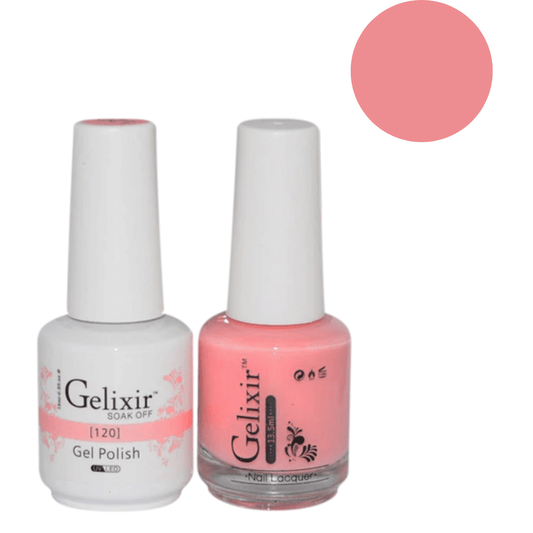 Gelixir Gel Polish & Nail Lacquer Duo - #120 - Premier Nail Supply