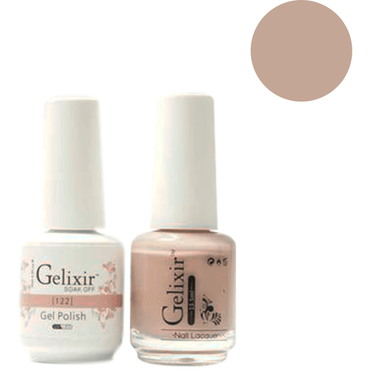 Gelixir Gel Polish & Nail Lacquer Duo - #122 - Premier Nail Supply