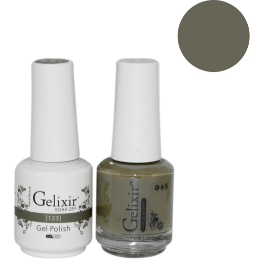 Gelixir Gel Polish & Nail Lacquer Duo - #123 - Premier Nail Supply