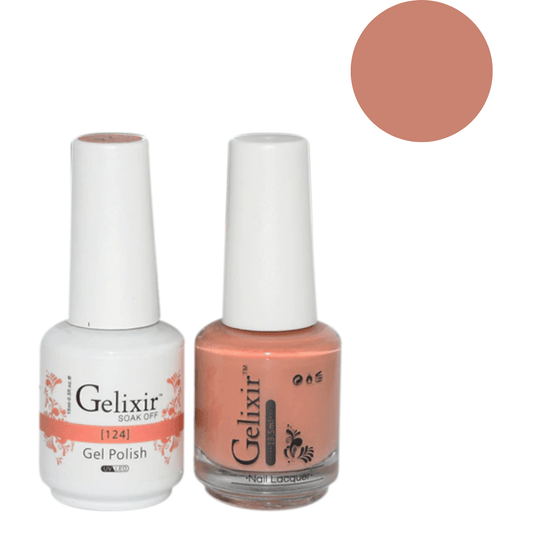 Gelixir Gel Polish & Nail Lacquer Duo - #124 - Premier Nail Supply