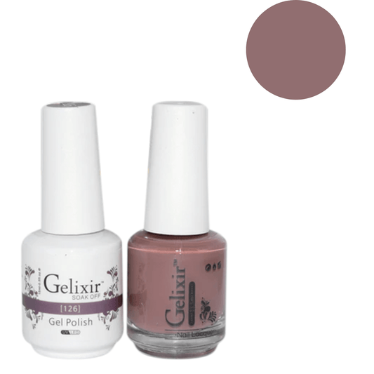 Gelixir Gel Polish & Nail Lacquer Duo - #126 - Premier Nail Supply 