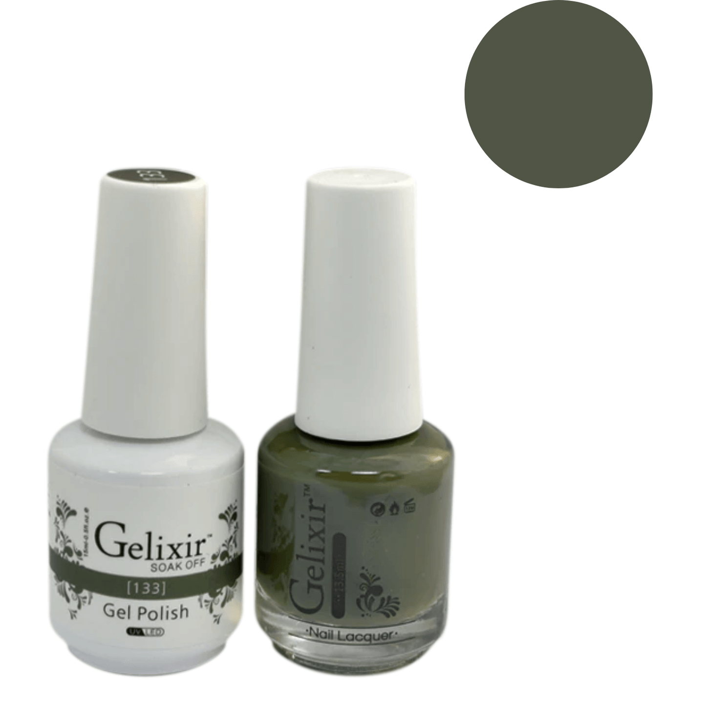 Gelixir Gel Polish & Nail Lacquer Duo - #133 - Premier Nail Supply