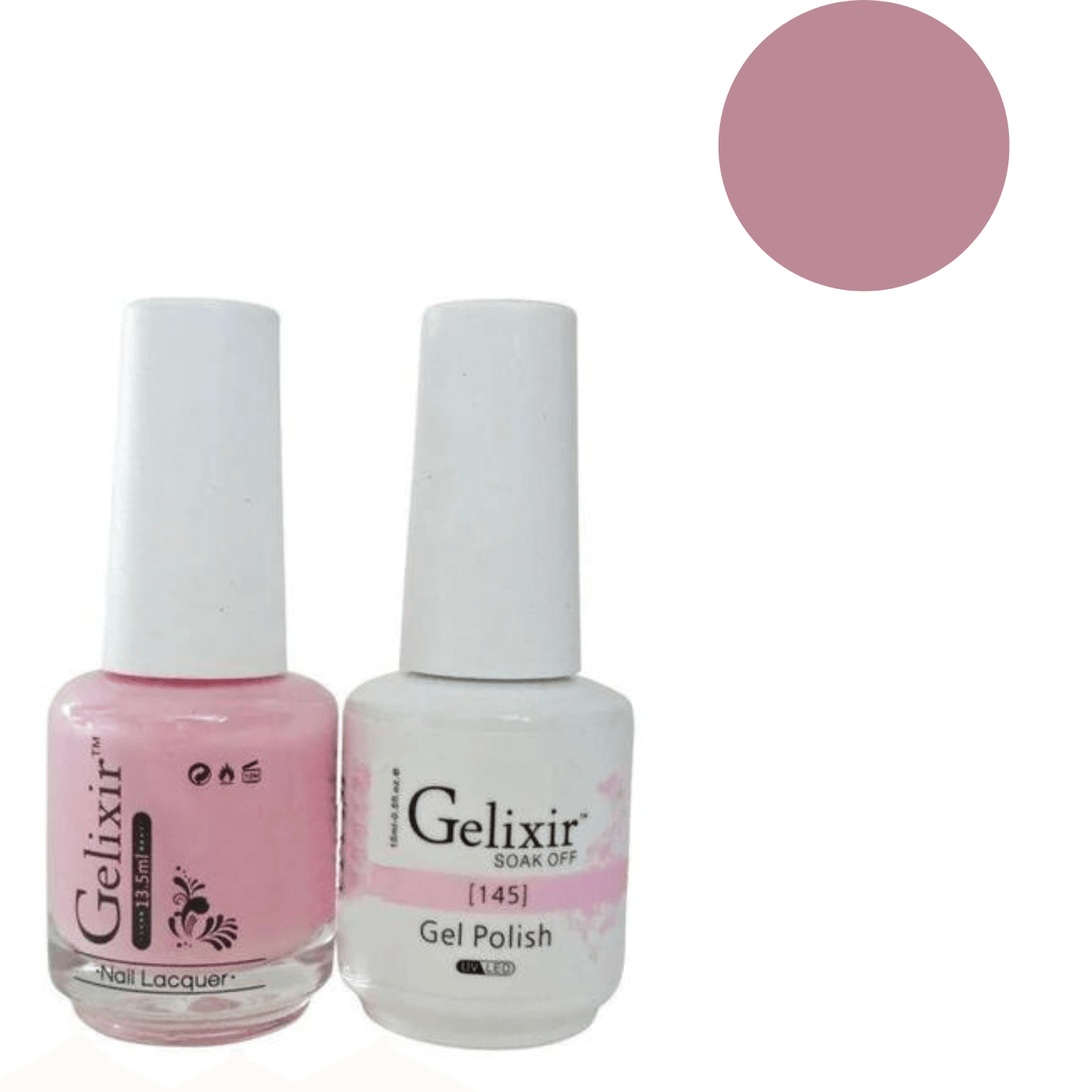 Gelixir Gel Polish & Nail Lacquer Duo - #145 - Premier Nail Supply