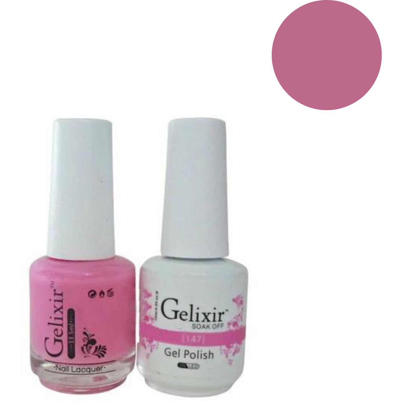 Gelixir Gel Polish & Nail Lacquer Duo - #147 - Premier Nail Supply