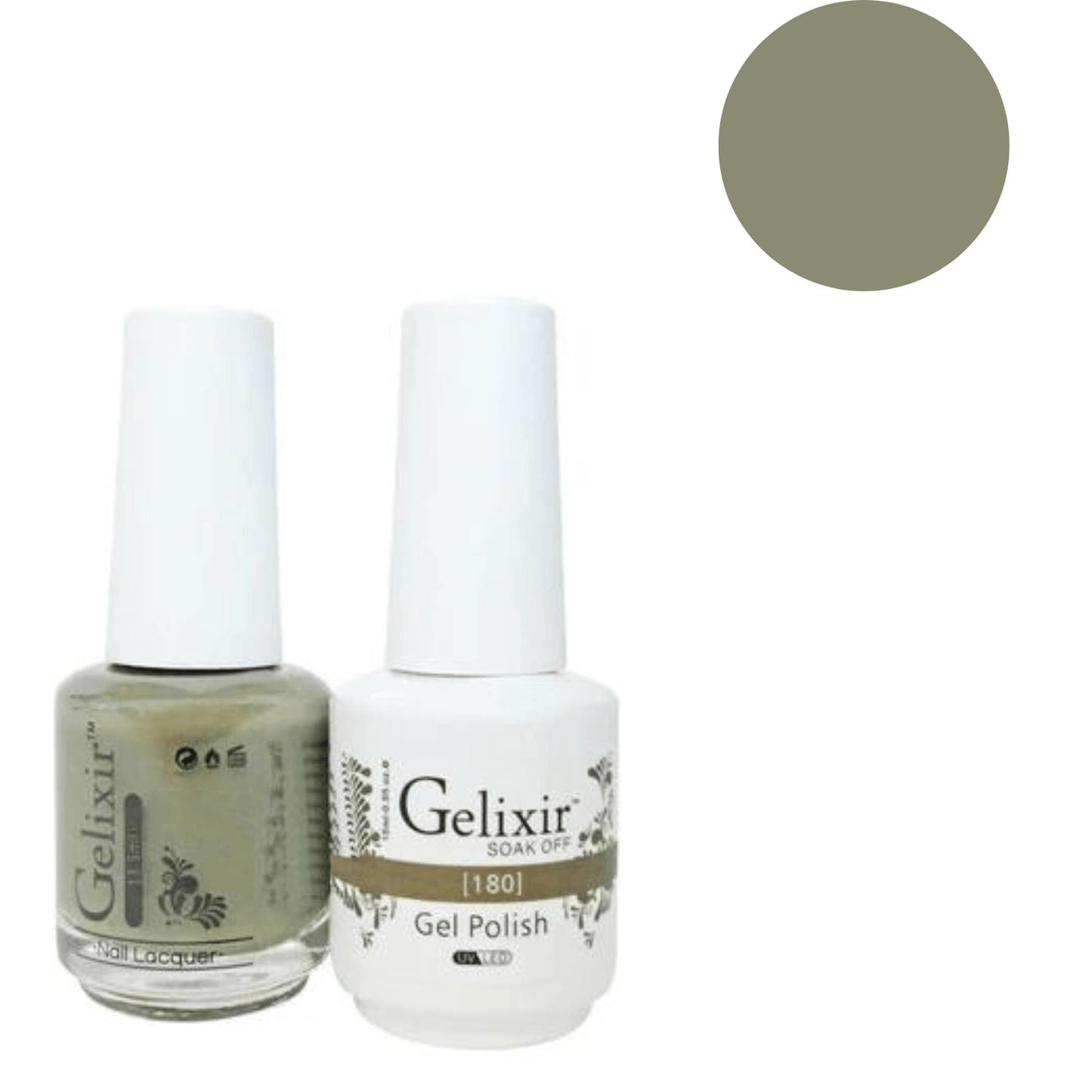 Gelixir Gel Polish & Nail Lacquer Duo - #180 - Premier Nail Supply