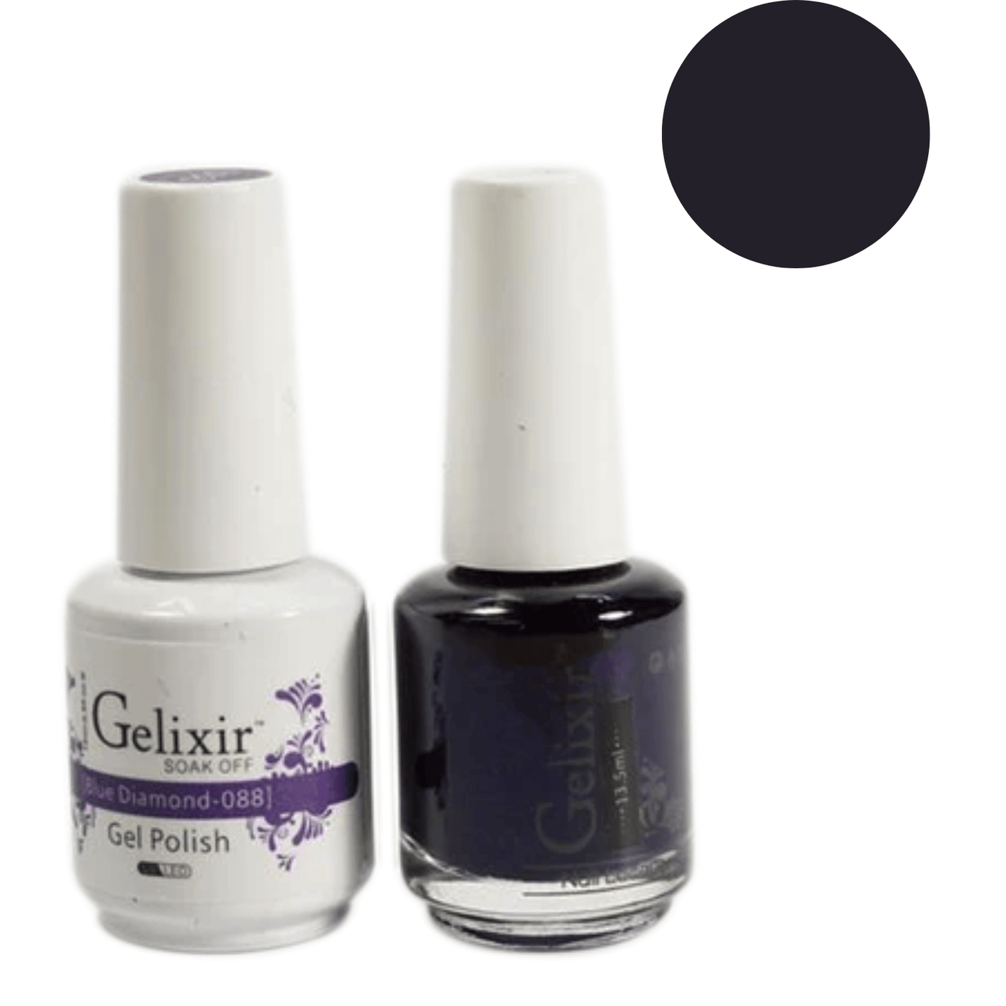 Gelixir Gel Polish & Nail Lacquer Duo Blue Diamond - #88 - Premier Nail Supply