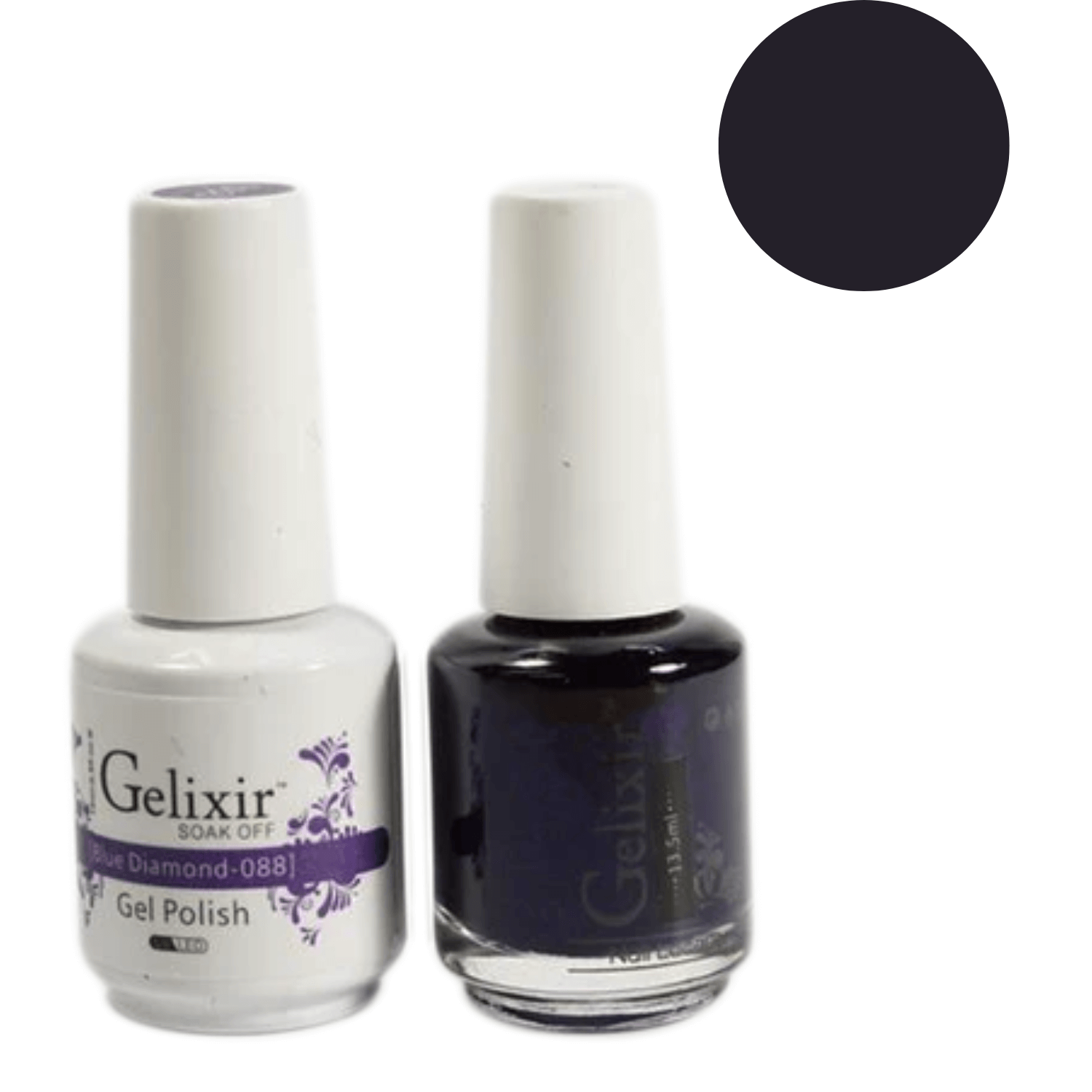 Gelixir Gel Polish & Nail Lacquer Duo Blue Diamond - #88 - Premier Nail Supply