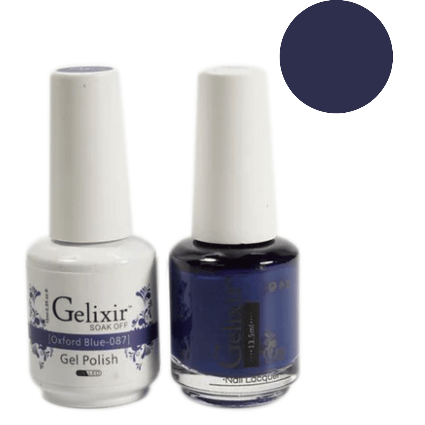Gelixir Gel Polish & Nail Lacquer Duo Oxford Blue - #87 - Premier Nail Supply