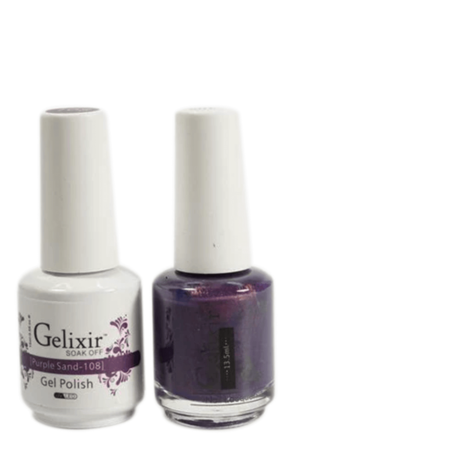 Gelixir Gel Polish & Nail Lacquer Duo Purple Sand - #108 - Premier Nail Supply
