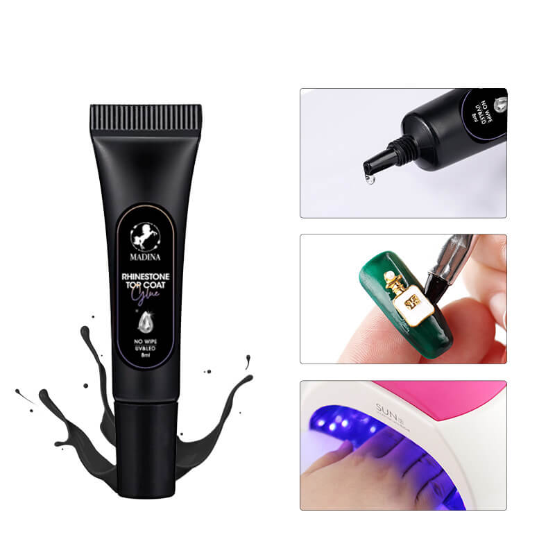 Madina Rhinestone Topcoat Glue UV/LED 0.8 ml - Premier Nail Supply