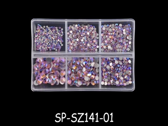 Nail Rhinestones Crytal AB - Premier Nail Supply