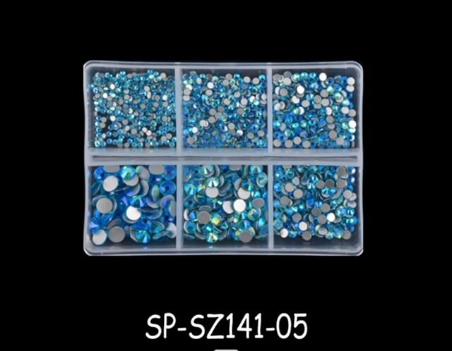 Nail Rhinestones Crytal AB - Premier Nail Supply