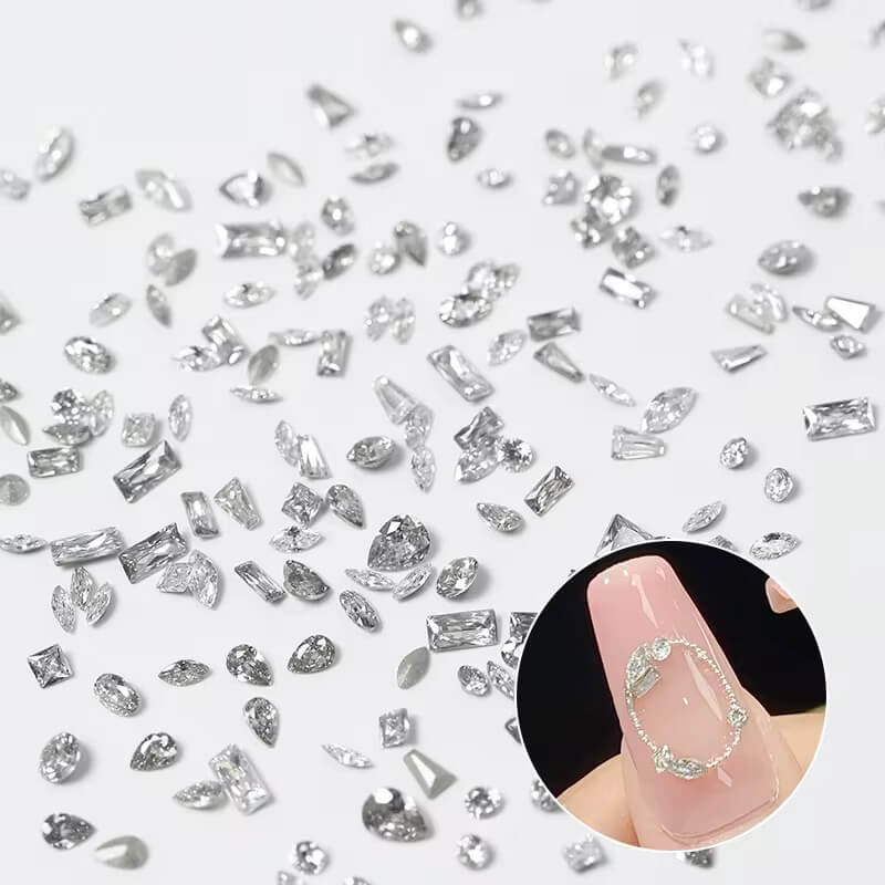 Nail Art Crytal Clear Rhinestone 100pcs/bag
